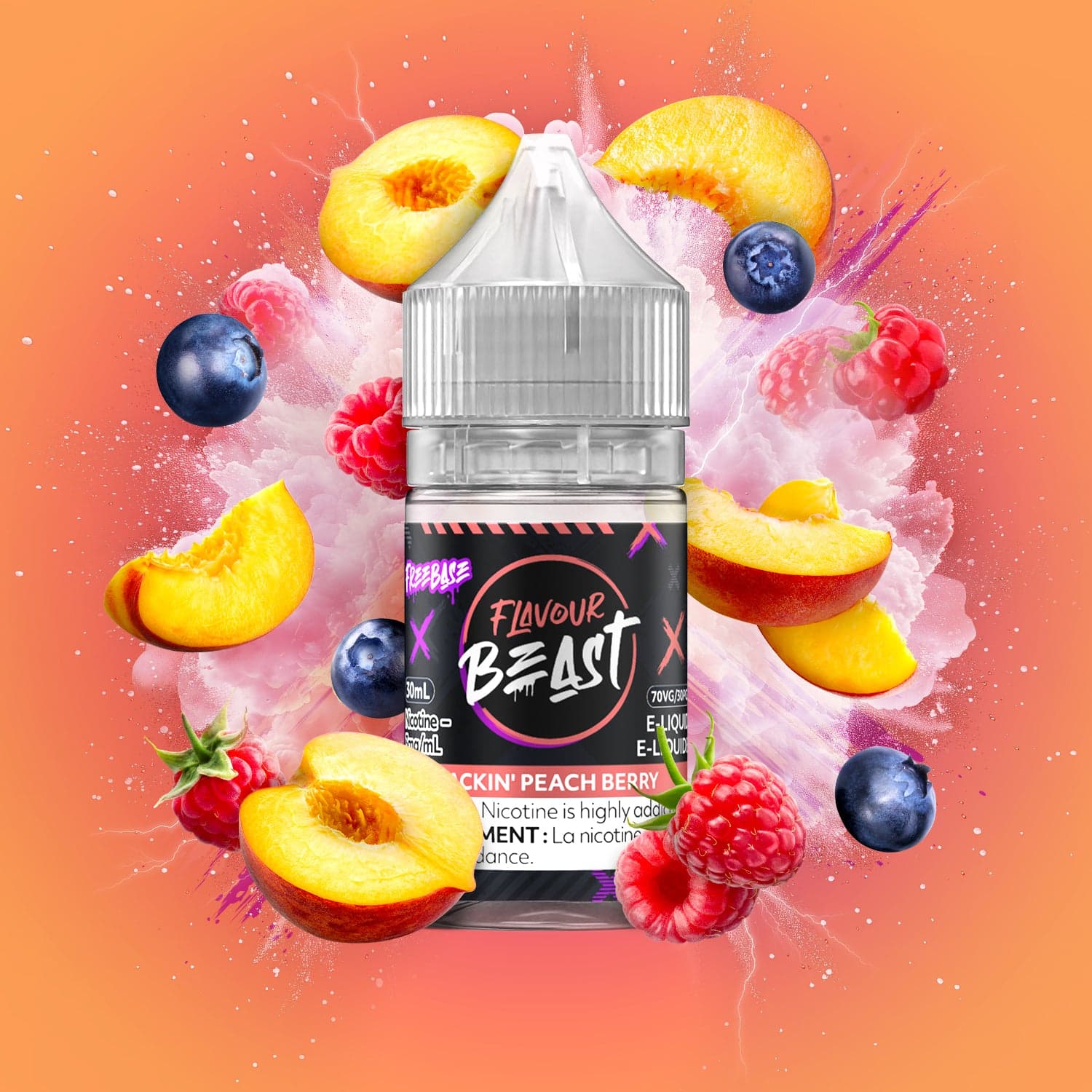 Flavour Beast Freebase – Packin Peach Berry