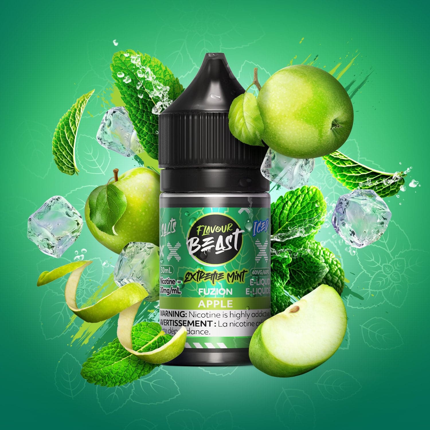 Fuzion E-Liquid – Extreme Mint Apple Iced